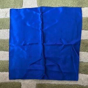 Bloomingdale’s Vibrant Blue Satin Scarf